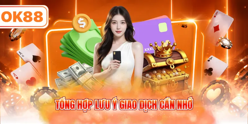 Tổng hợp lưu ý giao dịch cần nhớ
